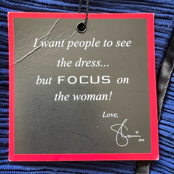 NWT FOCUS by Shani Ruched Midi Dress - Picture 5 of 6